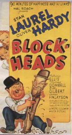 Funny Movie Quotes from Laurel and Hardy's Block-Heads -  starring Stan Laurel, Oliver Hardy, James Finlayson, Billy Gilbert