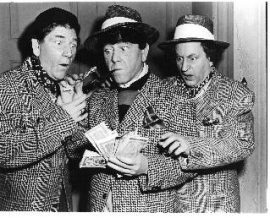 Funny movie quotes from Studio Stooges, starring the Three Stooges