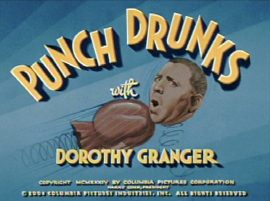 Funny movie quotes from Punch Drunks (1934) starring the Three Stooges ‘ Moe Howard, Larry Fine, Curly Howard