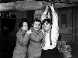 Funny movie quotes from A Plumbing We Will Go starring the Three Stooges
