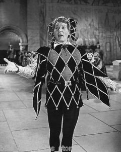 Danny Kaye dressed as The Court Jester