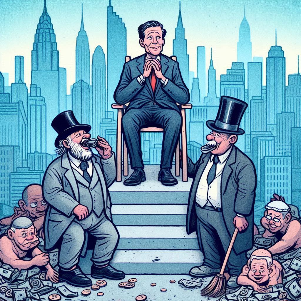 The Rich Man, the Poor Man, and the Politician - a tale of Income Inequality