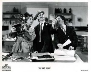 Funny movie quotes from The Big Store starring the Marx Brothers (Groucho, Chico, Harpo), Margaret Dumont, Tony Martin