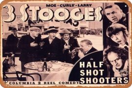 Funny movie quotes from Half-Wits Holiday (1947) starring the Three Stooges 