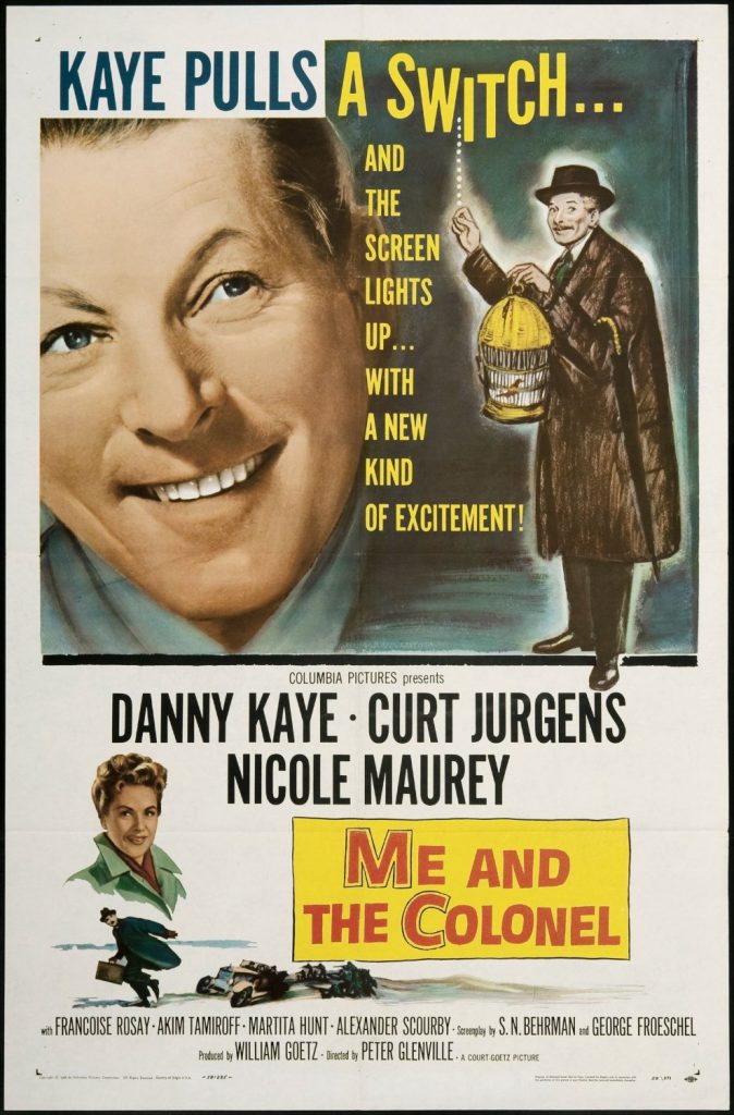 Funny movie quotes from Me and the Colonel starring Danny Kaye