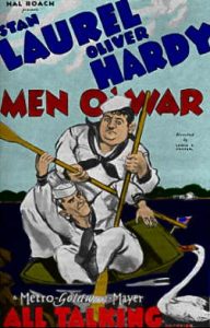 Funny movie quotes from Men O'War, starring Laurel and Hardy