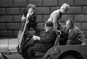 Funny movie quotes from Fuelin’ Around, starring the Three Stooges (1949)