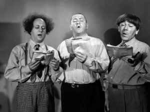 Funny movie quotes from Gents without Cents starring the Three Stooges