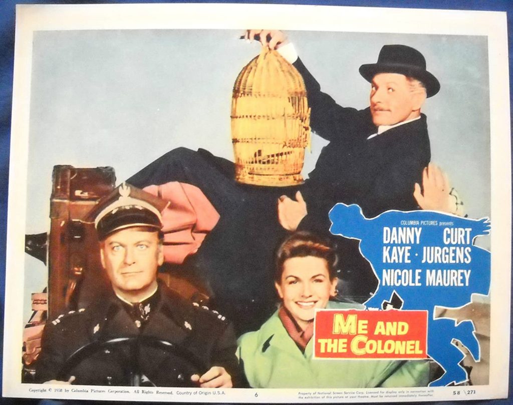 Funny movie quotes from Me and the Colonel starring Danny Kaye