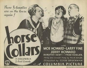 Funny movie quotes from Horses Collars starring the Three Stooges (Moe Howard, Larry Fine, Curly Howard)