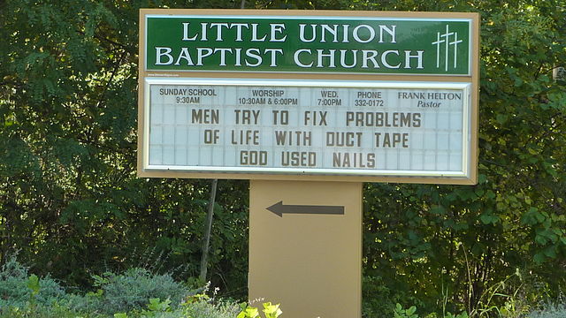 Church signs - Best Clean Funny Jokes