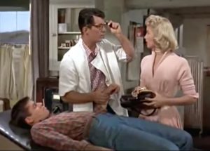 Jerry Lewis, Dean Martin, Janet Leigh in "Living It Up"