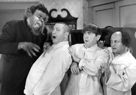 Funny movie quotes from Idle Roomers (1943) starring the Three Stooges