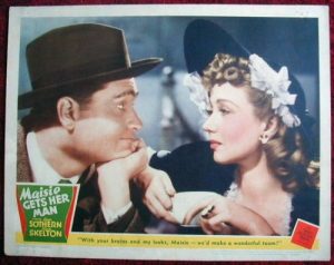 Funny quotes from Maisie Gets Her Man - starring Ann Sothern, Red Skelton - a funny and sweet World War II comedy